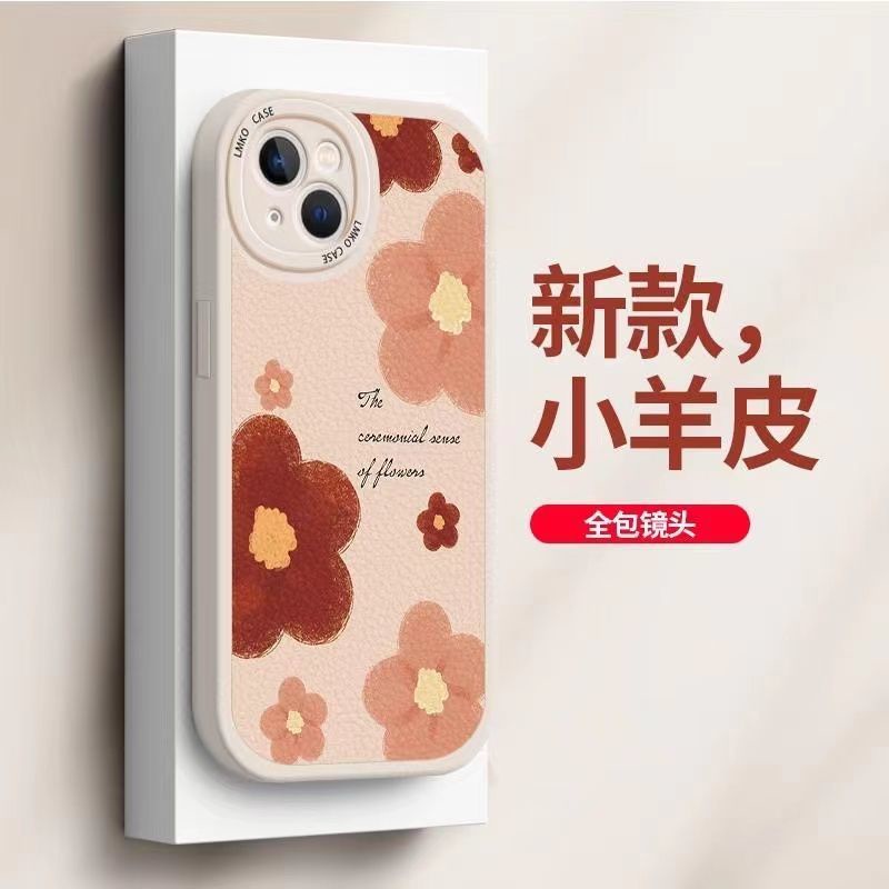✅Ốp Điện Thoại Mềm Chống Sốc In Họa Tiết Hoa Bảo Vệ Toàn Diện Cho iPhone 14 / 12promax 13 11 7 / 8Plus 9ZYV