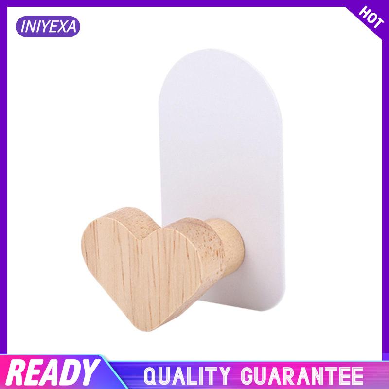 Set 6 Móc Gỗ Treo Áo Khoác Khăn Tắm Trang Trí Phòng Khách