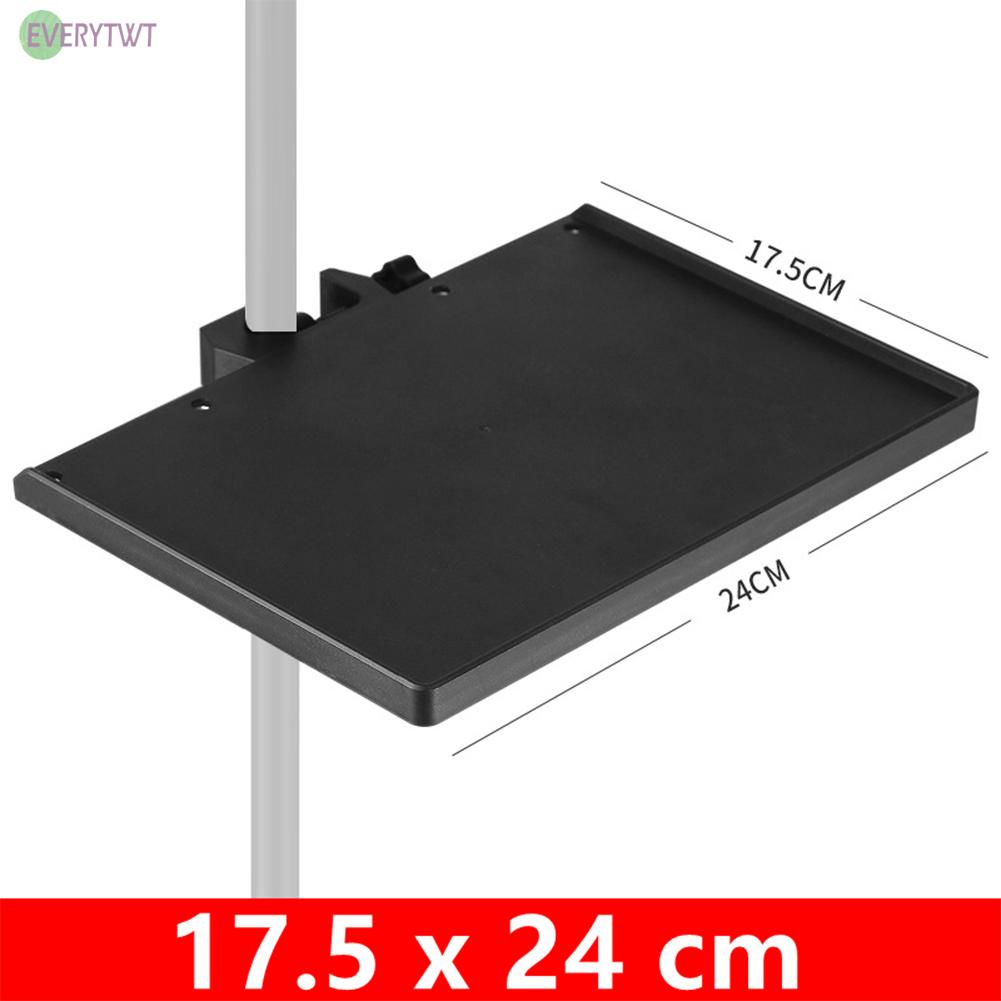 ⭐ Hot Sale ⭐Microphone Stand 1pc Adjustable Clamp Black Clip Plastic Sound Card Tray