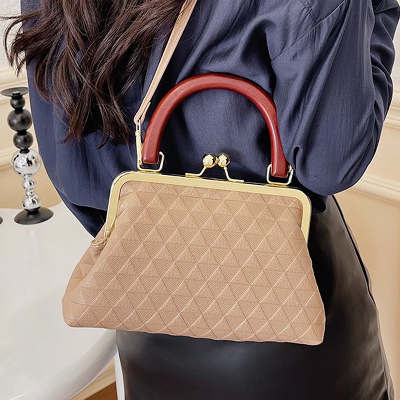 Túi Đeo Chéo Da pu Khóa Bên Mềm Thời Trang Cho Nữ