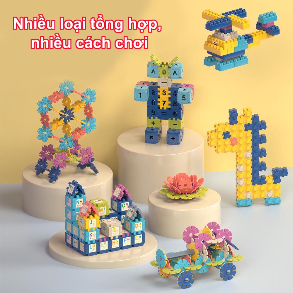 Đồ Chơi Khối Xây Dựng Lego Hạt Lớn, Lắp Ráp Diy Tăng Trí Thông Minh Của Trẻ Em, Giải Phóng Trí Tưởng Tượng Của Bé