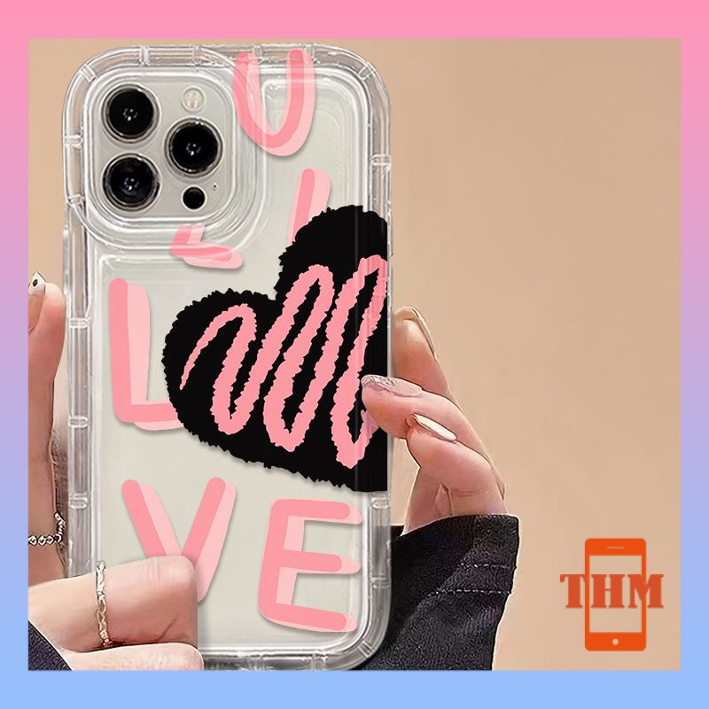 ốp lưng iphone Chữ cái tiếng Anh, túi khí, vỏ mềm trong suốt chống rơi Cho Iphone 6 / 6S / 6splus / se / 7 / 7plus / 8 / 8plus / X / xs / xsmax / 11 / 12 / 13 / 14 / Plus / Pro / Pro Max-711