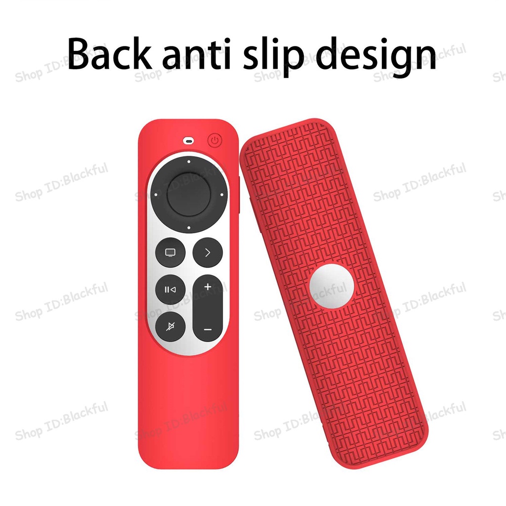 Vỏ Bọc Điều Khiển Từ Xa Bằng Silicone Cho Apple TV 6th Siri 4K Apple TV 7th