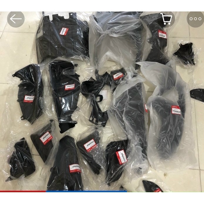 Full bộ nhựa đen nhám Air blade 2007 -2010