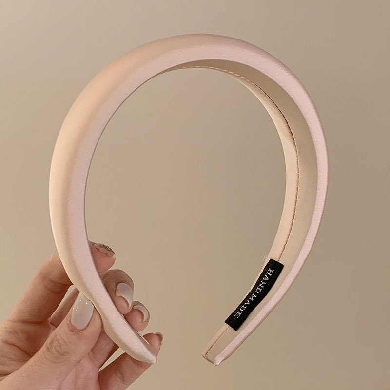 Băng Đô Cài Tóc Bằng Satin Cao Cấp Họa Tiết Đầu Lâu Phong Cách Pháp Đơn Giản Thời Trang 2023