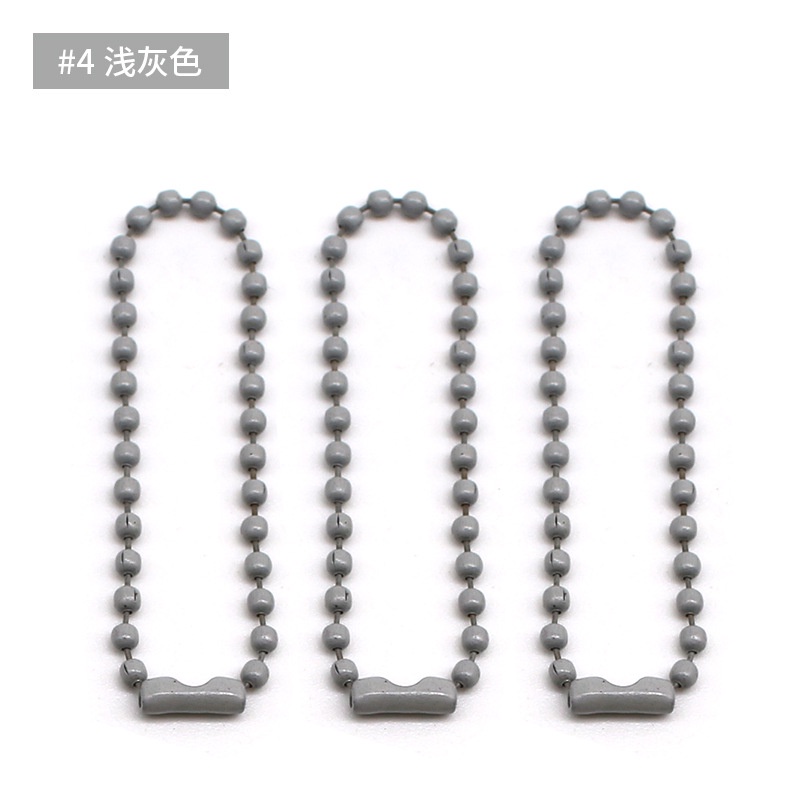 Set 20 Hạt Kim Loại Nhiều Màu 2.4MM * 12CM