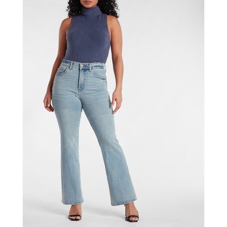 Quần EXPR3SS wash nhẹ lưng cao ống loe