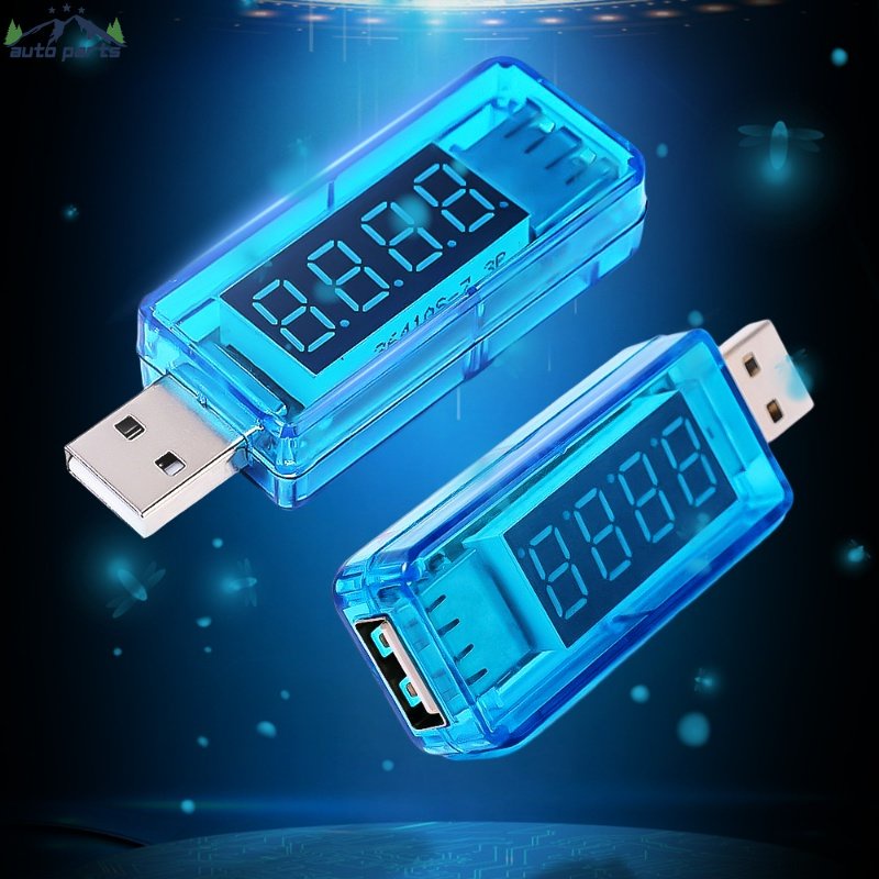 Thiết Bị Kiểm Tra Dòng Điện Sạc Pin USB Màn Hình Hiển Thị Thời Gian Di Động
