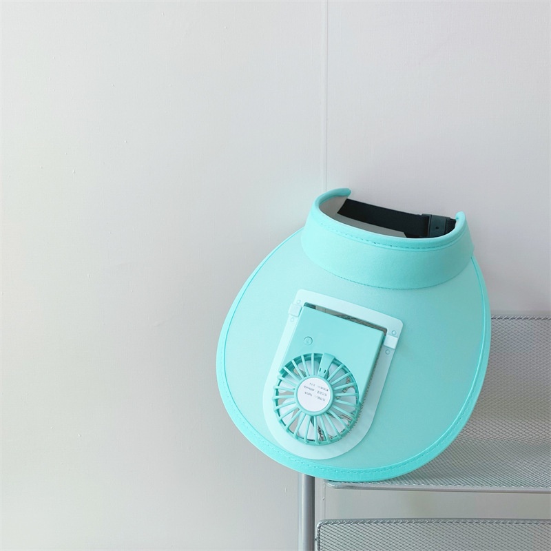 Mũ Rộng Vành Chống Nắng Họa Tiết Hoạt Hình Đáng Yêu Có Quạt Sạc USB Tiện Lợi Dễ Sử Dụng Cho