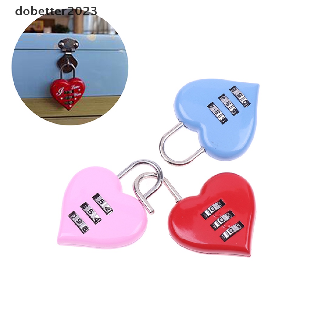 1 Ổ Khóa Mật Khẩu 3 Bit Kỹ Thuật Số Tiện Dụng Mang Theo Du Lịch