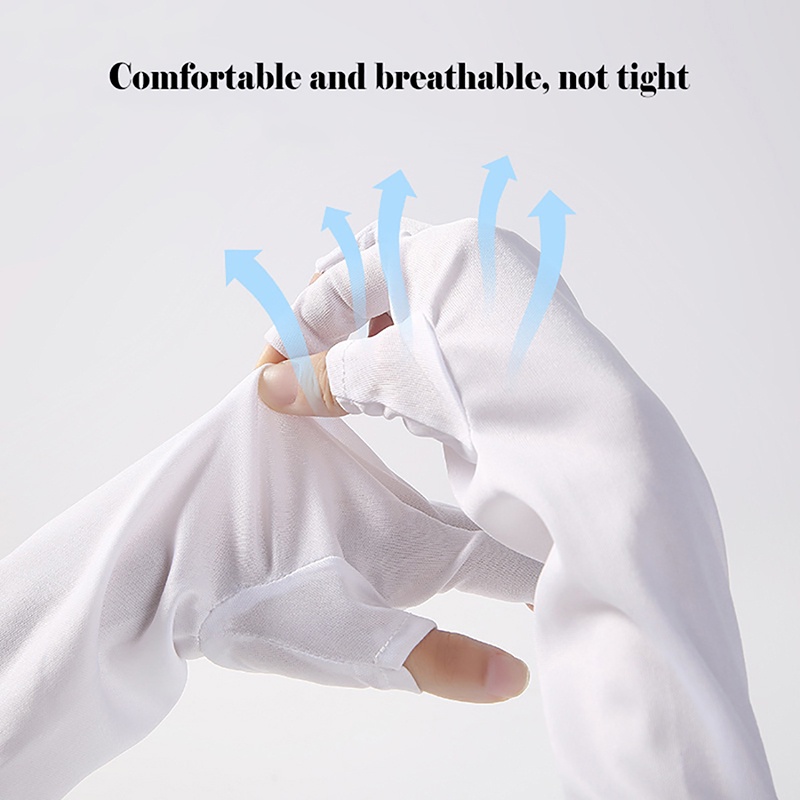 Găng Tay Bảo Vệ Chống Tia UV Khi Làm Móng timetunnel