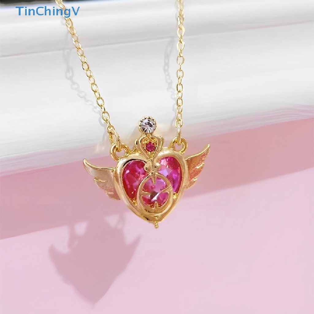 Vòng cổ Mặt Pha Lê Hóa Trang Thủy Thủ Mặt Trăng