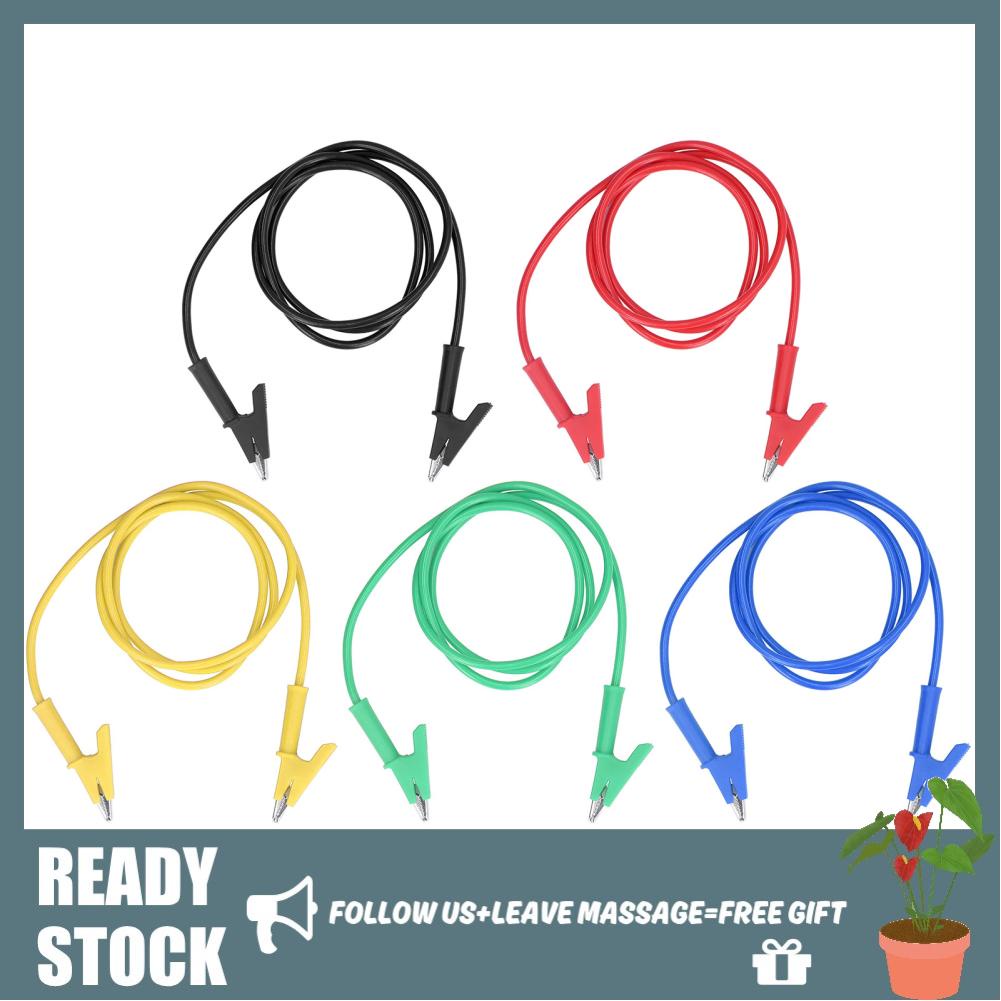 Dajrrhd Testing Cable 10mm Opening Crocodile Clip Test Lead for Vehicle