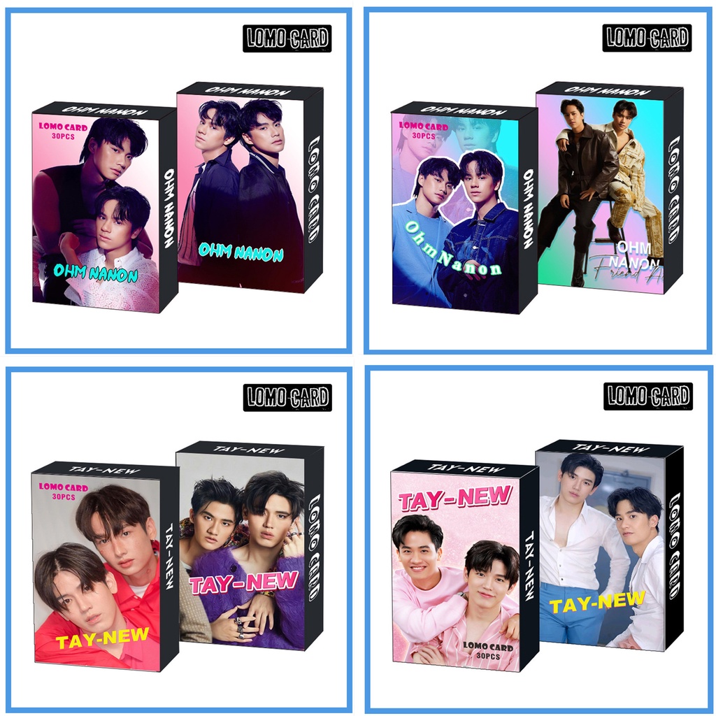 Hộp 30 Tấm Ảnh Lomo Card Jin WAR Zeenew Ohm Nanon Burun prem Kinporsche