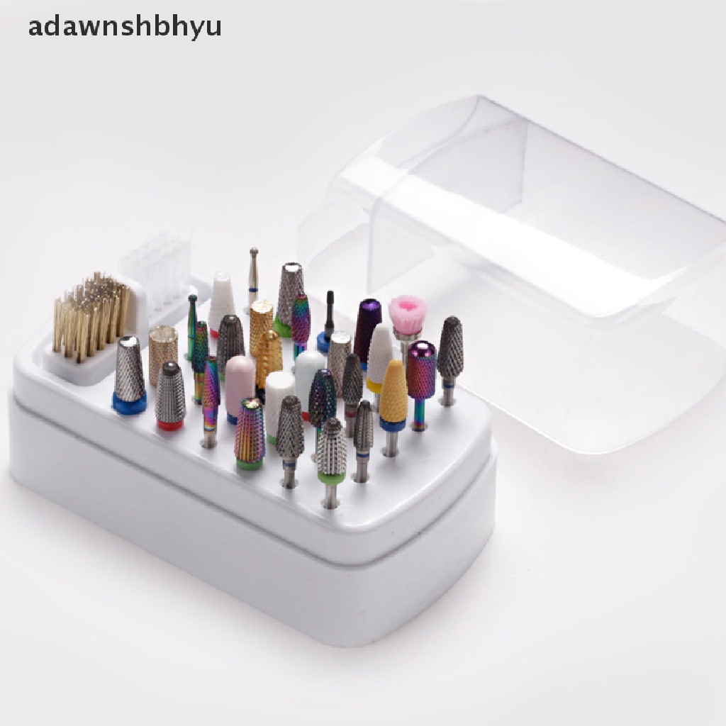 Giá Đỡ Đầu Mũi Khoan Acrylic 30 Lỗ Chuyên Dụng Cho Máy Mài Móng Tay