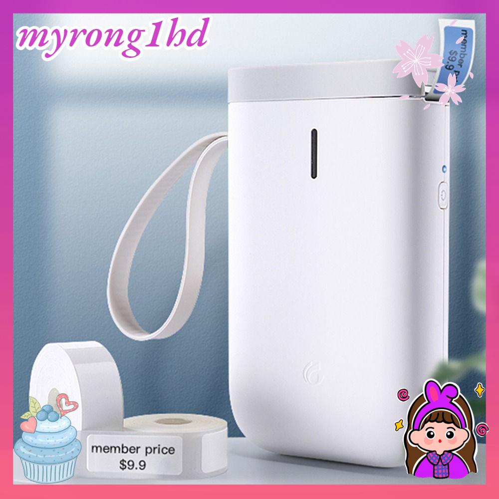 Máy In Nhãn Mini MYRONG1HD Tương Thích Với iOS Android 203DPI Không Có Mực Cho Doanh Nhân Nhỏ Kèm Băng