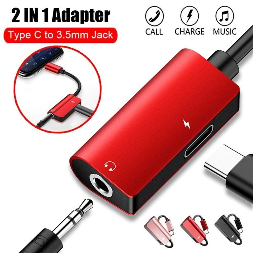 Set 3 Đầu Chuyển Đổi Âm Thanh 2 Trong 1 Từ Đầu Cắm Sang Cổng Cắm USB Tiện Dụng