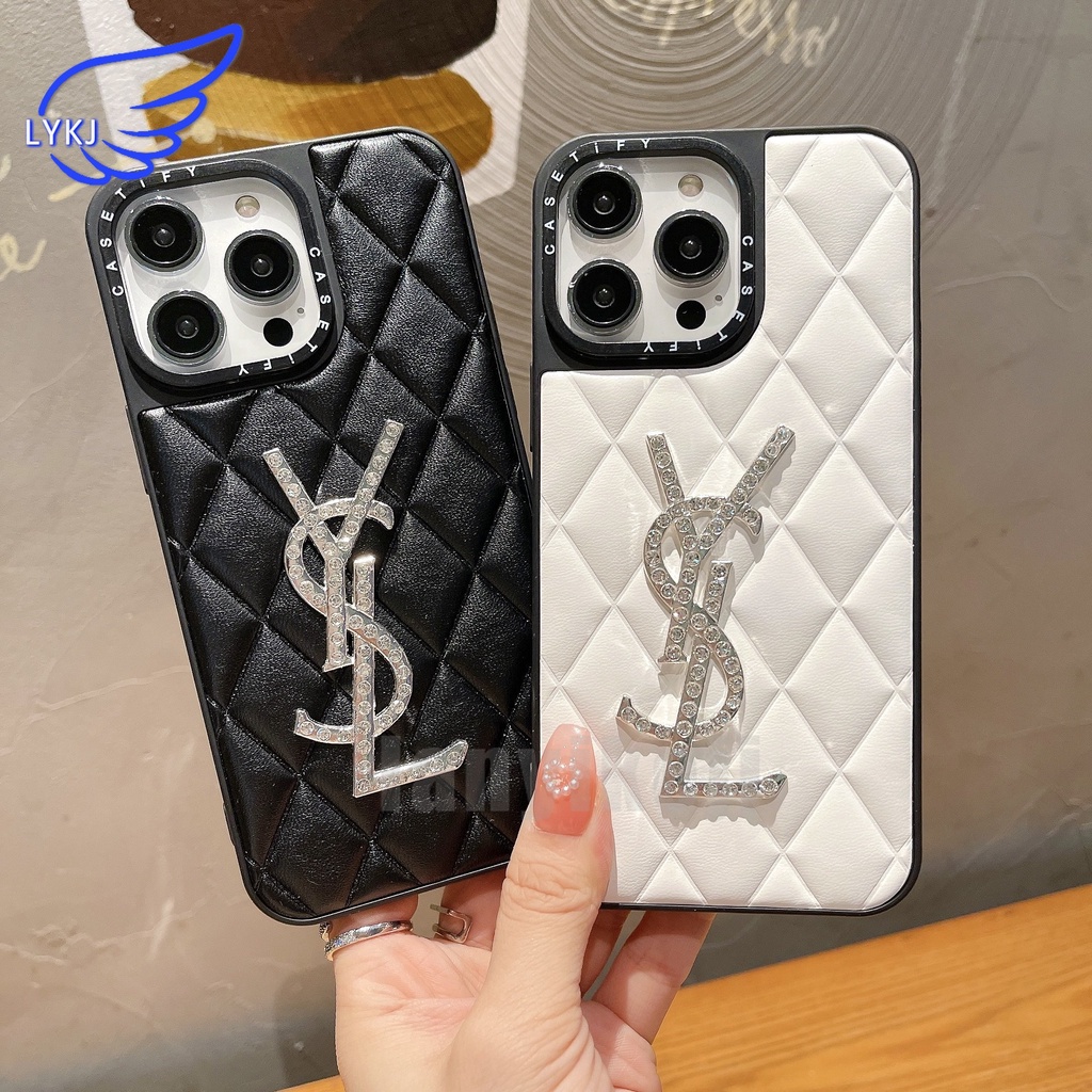 Ốp Điện Thoại tpu Mềm Khảm Hình Thoi Cho iPhone 12 13 pro 14 12 pro max 14 promax