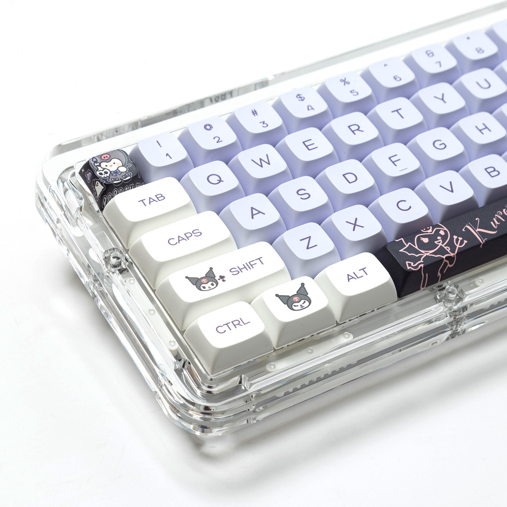 SANRIO Set 146 Phím Cơ XDA PBT Hình Kuromi Baku 61 / 64 / 68 / 75 / 84 / 87 / 104 / 108