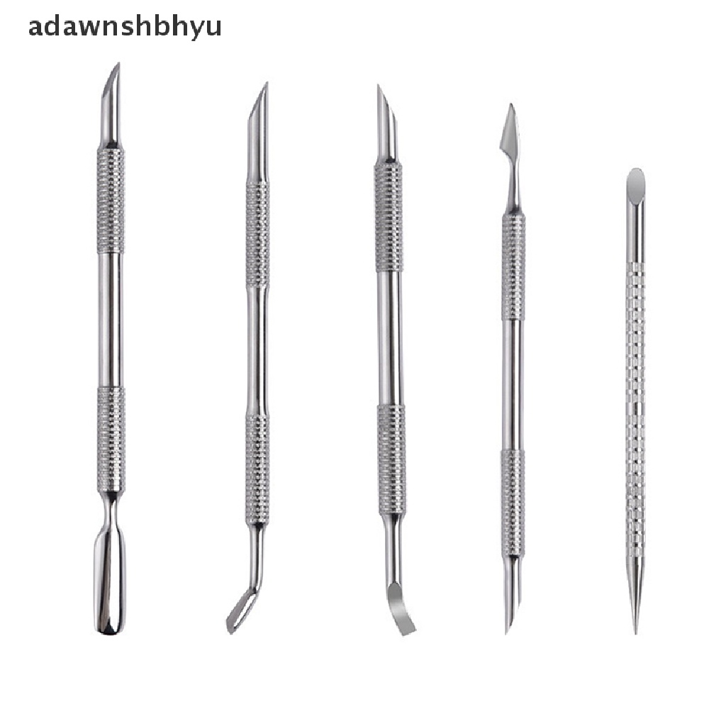 1 Dụng Cụ Làm Móng Hai Đầu Bằng Thép Không Gỉ Loại Bỏ Da Chết