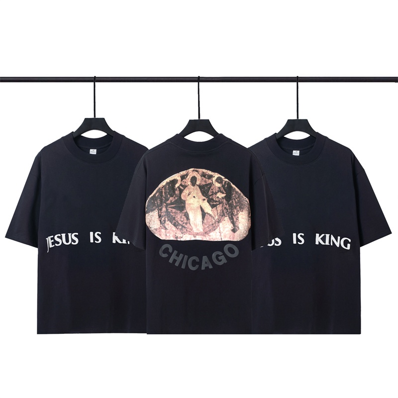 Áo Thun Ngắn Tay In Hình Chúa Jesus CPFM Kanye622