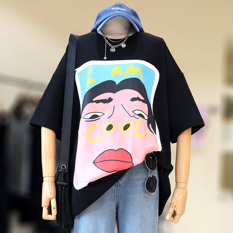 Áo thun NRVP 100% cotton tay ngắn plus size cho nam và nữ