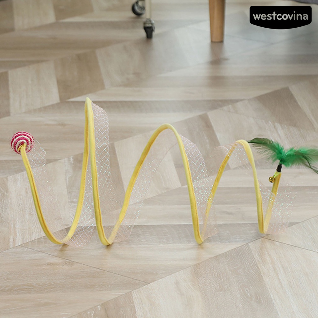 [COD]♝Đồ Chơi Đường Hầm Hình Chữ S Chống Rách Có Thể Gấp Gọn Tiện Dụng Cho Mèo Cưng