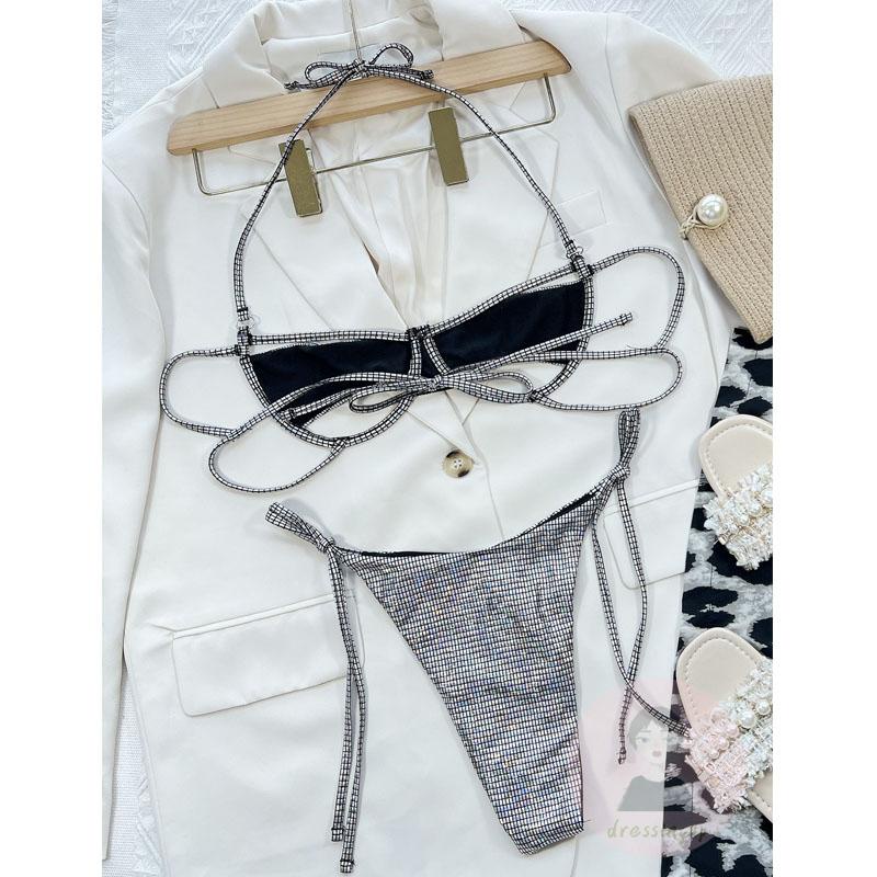 Bộ Đồ Bơi 2 Mảnh Màu Sắc Đơn Giản Quyến Rũ Cho Nữ