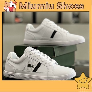 Giày thể thao lacoste full box, miễn phí đổi size, quà tặng tất + hộp