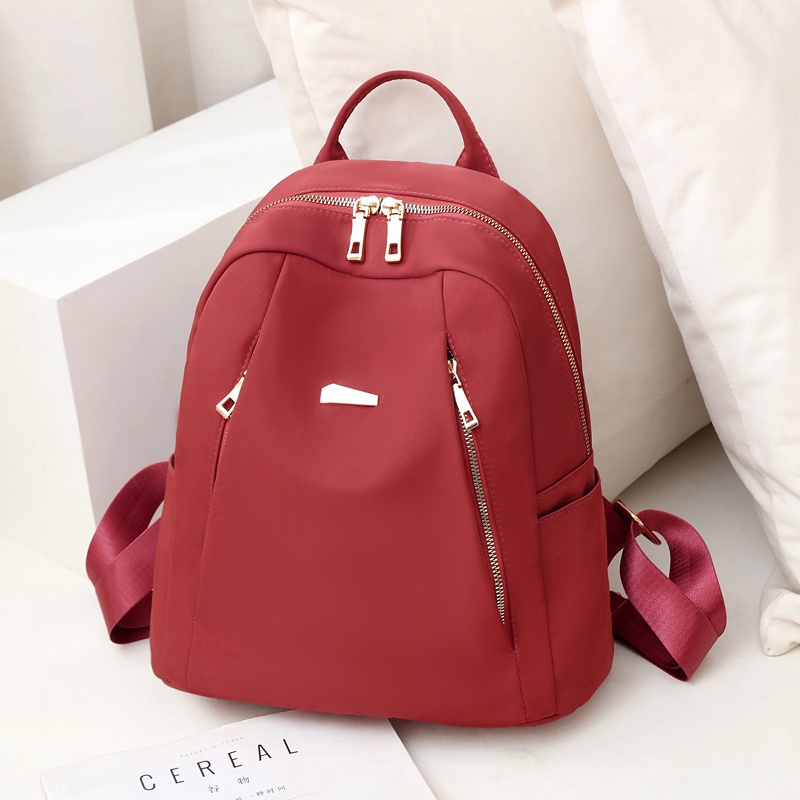 IELGY Balo Siêu Nhẹ Nhiều Ngăn Thiết Kế Đơn Giản Thời Trang Cho Nữ