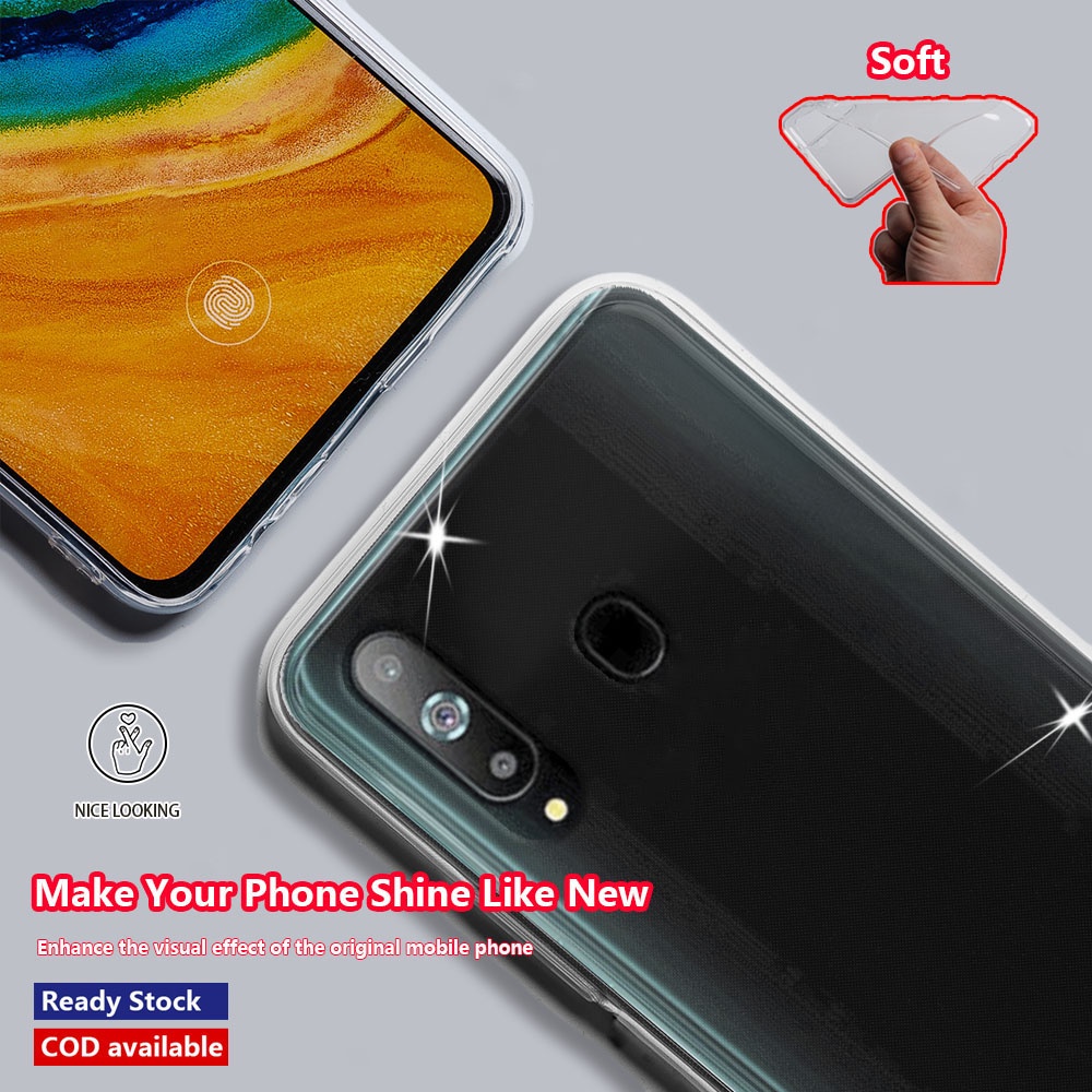 Ốp Điện Thoại Dẻo Trong Suốt Siêu Mỏng Chống Sốc Cho Samsung Galaxy A8s A9 Pro 2019 SM-G8870 G887F G887N A8s