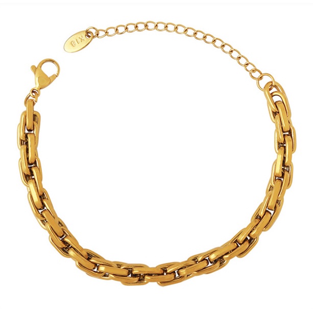 Lắc Tay Nữ Dây Xích Titan Ko Đen TT4628