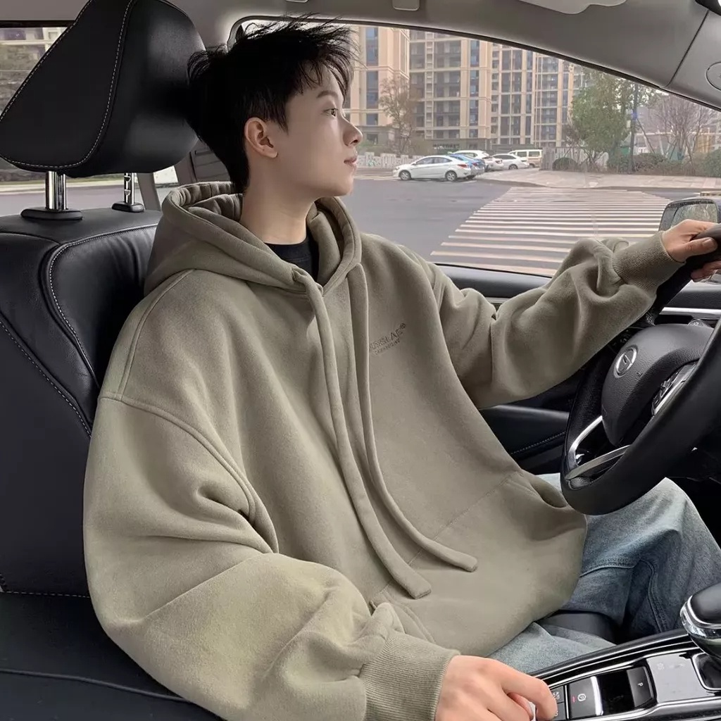 ( Có sẵn ) Áo Hoodie Tay SEILNU Form to Dài Phong Cách Thời Trang Harajuku Đơn Giản Dành Cho Nam Nữ 'AO.'