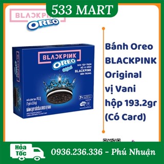 OREO BLACKPINK HỘP 193G (CÓ SẴN THẺ BO GÓC TRONG HỘP)