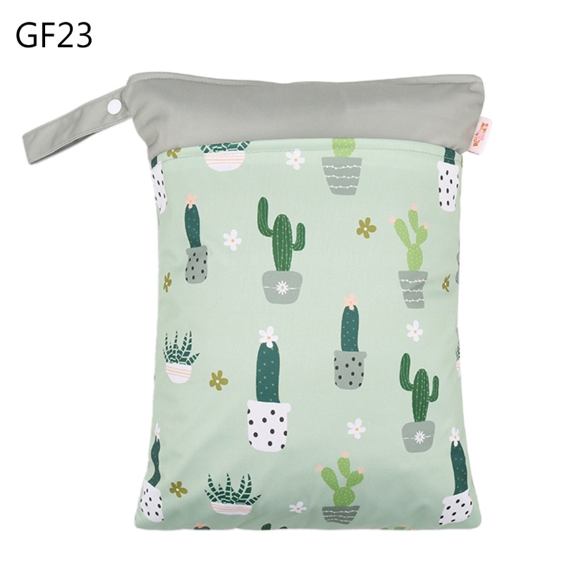 Túi Đựng Bỉm Kích Thước 30x40cm Chống Thấm Nước Có Khóa Kéo Tiện Dụng