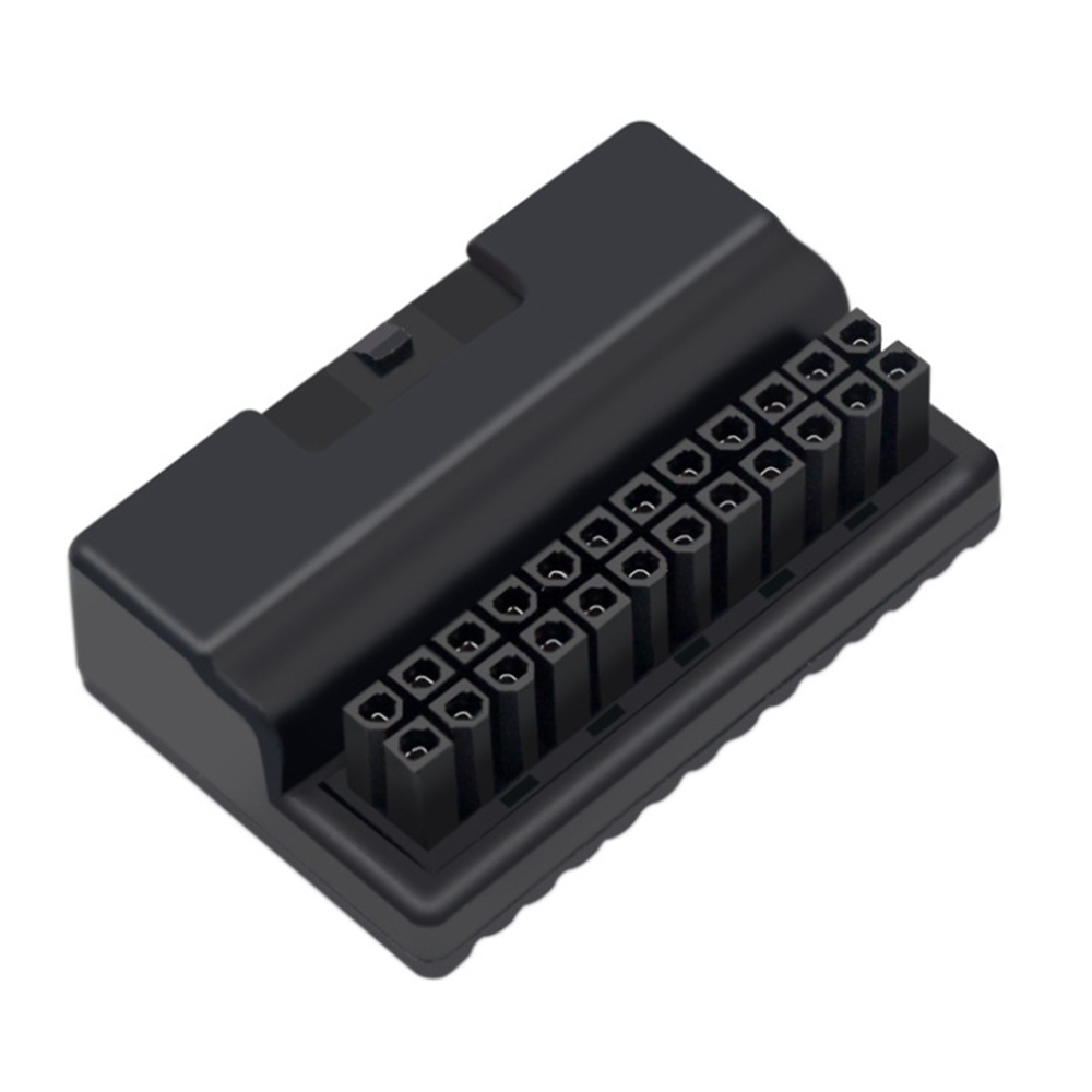 Bo Mạch Chủ Chuyển Đổi Gaqee ATX 24pin Female Sang 24pin Male 90 Độ Cho Máy Tính