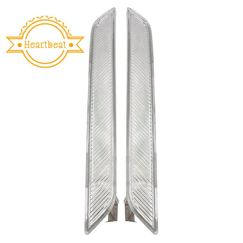 2 Chiếc Euro Trong Suốt Ống Kính Cản Trước Bên Đánh Dấu Phản Quang Đèn Cho Xe BMW E71 X6 E70 X5M 200