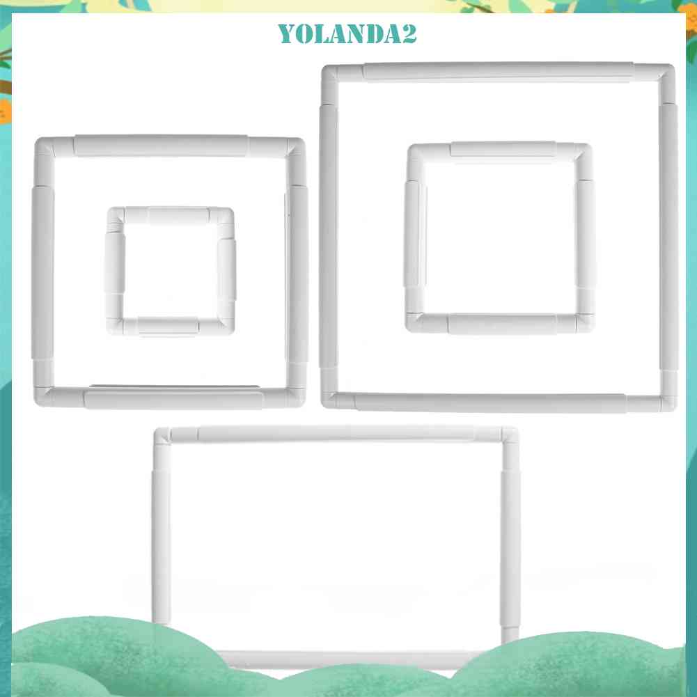 Giá Đỡ Tranh Thêu Chữ Thập Hình Vuông Bằng Nhựa PP