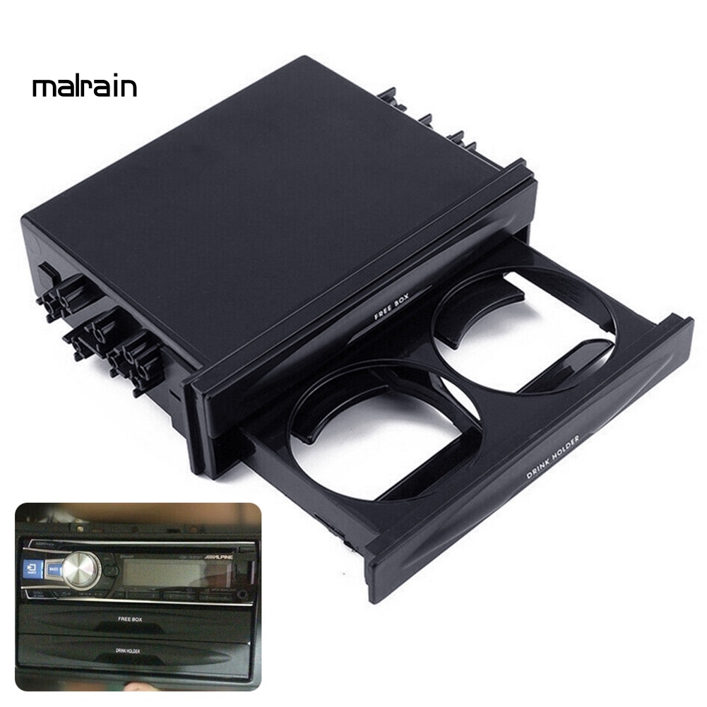 Giá Đỡ Cốc / Radio Hai Tầng Tiện Dụng Cho Xe Hơi