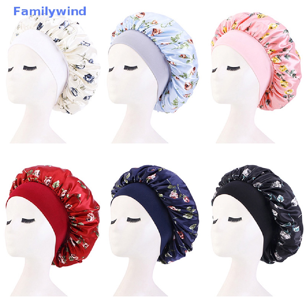 Familywind &gt; Mũ Trùm Đầu Co Giãn Có Thể Điều Chỉnh Họa Tiết Bướm Cho Nữ