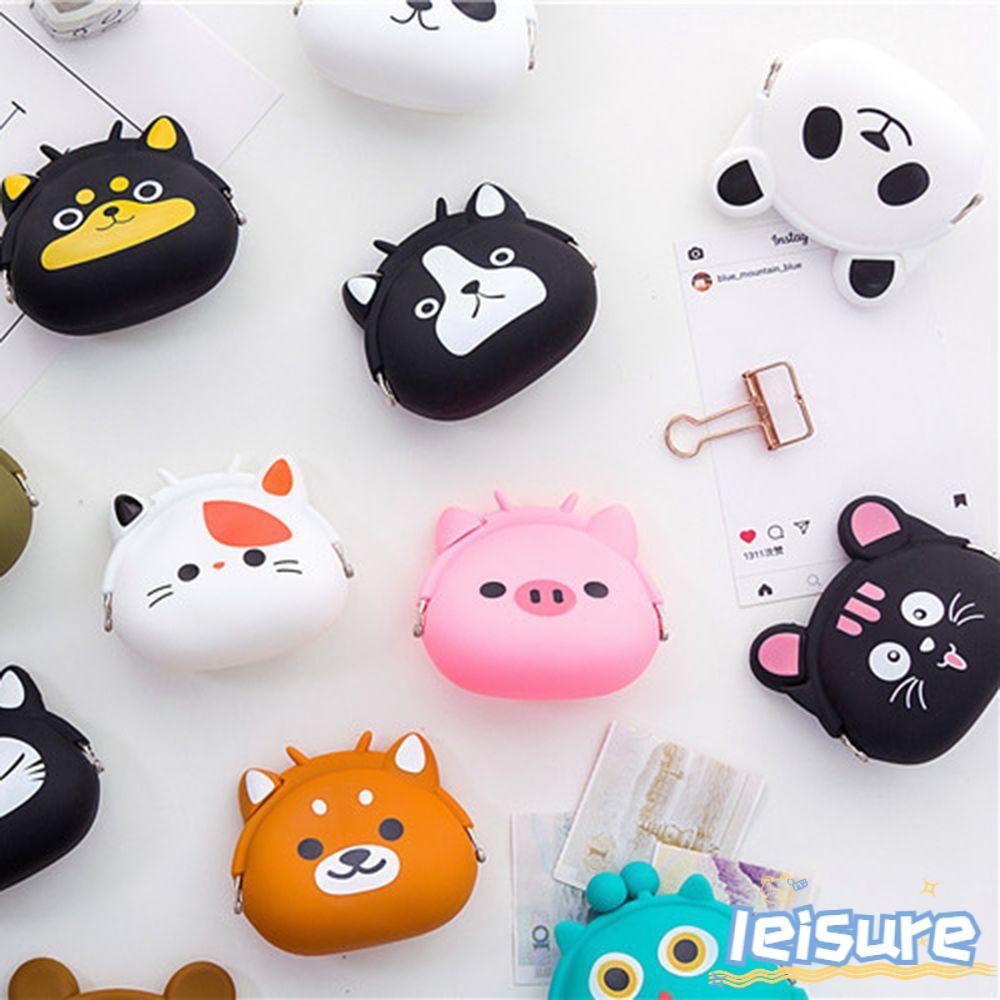 ♫Daphne♫ Túi Đựng Tai Nghe Bluetooth Bằng Silicon Hình Động Vật Dễ Thương