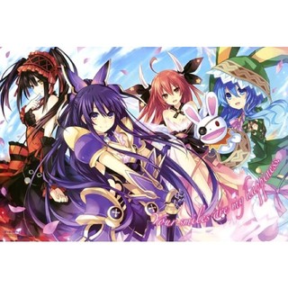 Poster date a live khổ a4 có đề can dán