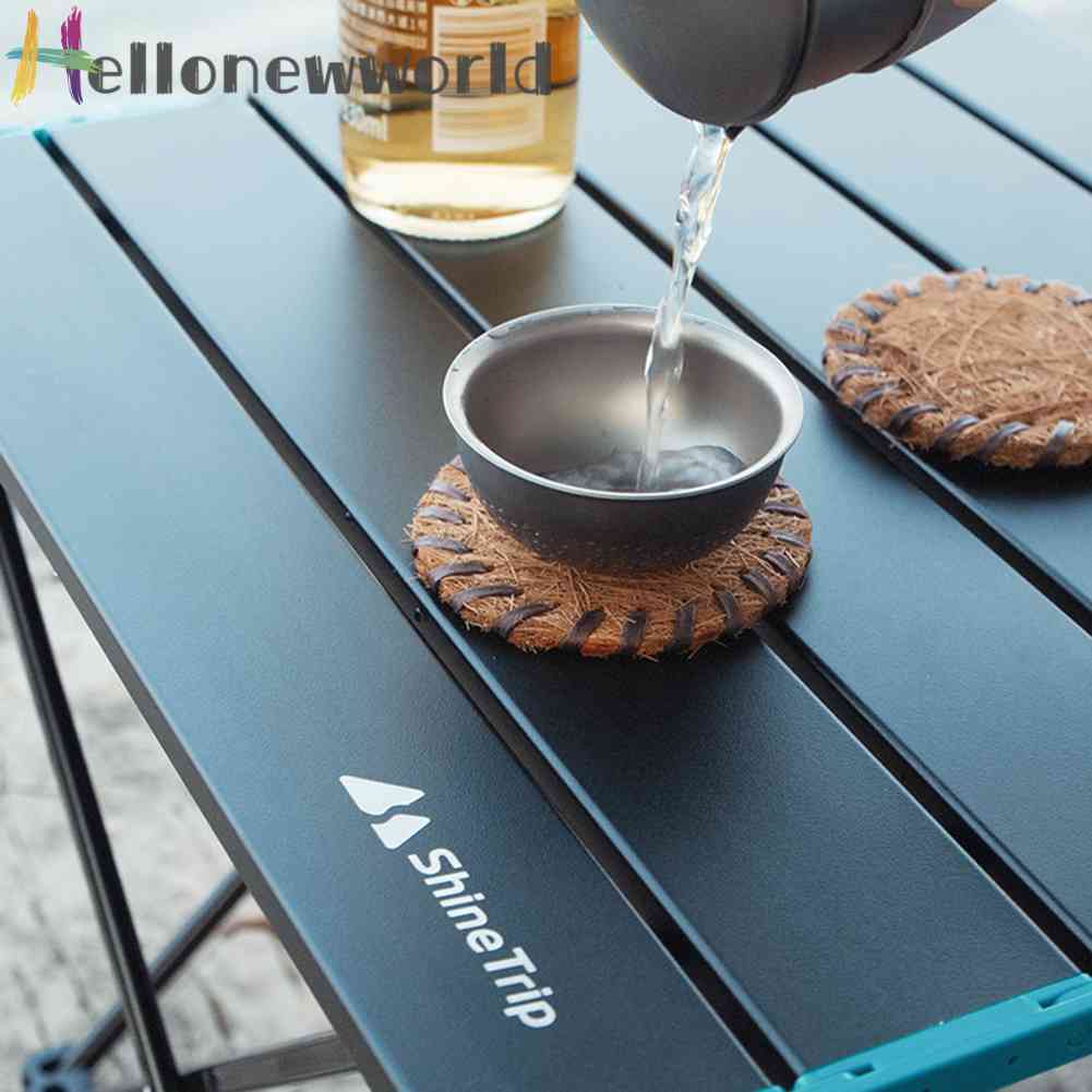 Bàn Xếp Nhỏ Bằng Hợp Kim Nhôm Chuyên Dùng Mang Đi Cắm Trại