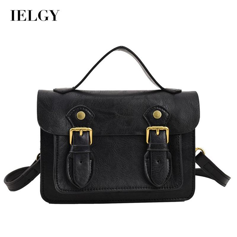 Túi Đeo Chéo Màu Sắc Tương Phản Phong Cách retro Cho Nữ