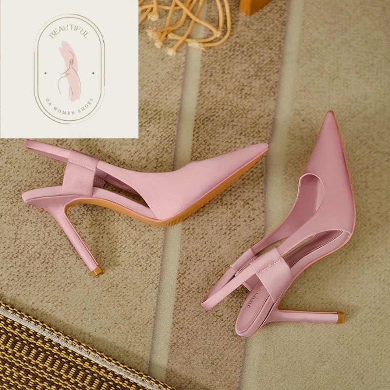 Giày Muller Cao Gót Mũi Nhọn Thời Trang Pháp Mới Dành Cho Nữ  2023 sandals