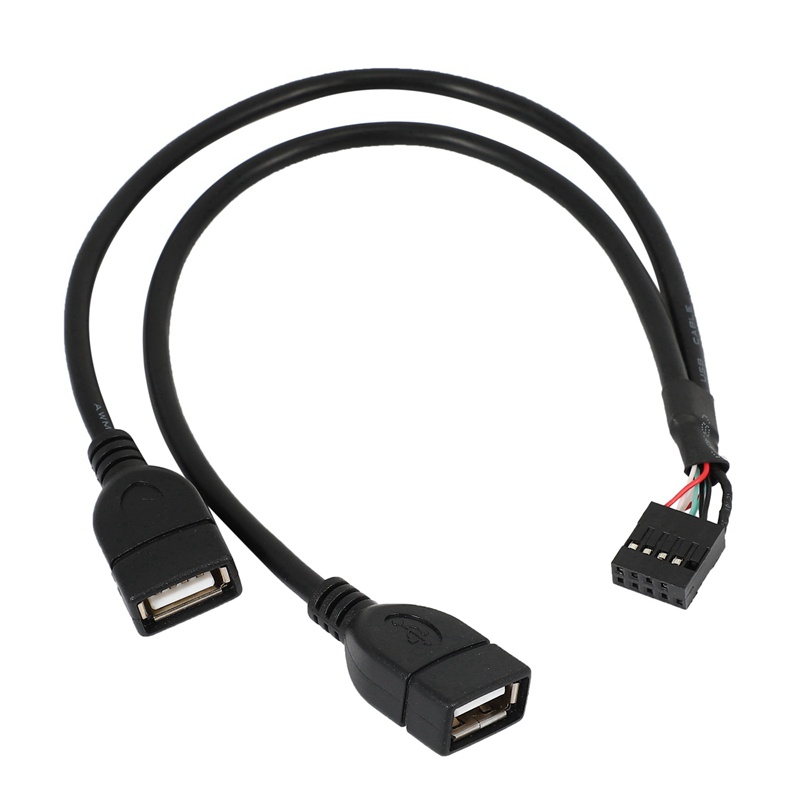 1x Bảng Mạch Chủ 30CM 10 Pin USB 2.0 Chữ Y 2x 50CM 5 Pin Dupont