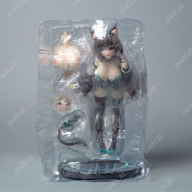 Mô Hình Nhân Vật Illustration Mauve (Native Rocket Boy Ver.) 26cm Size 1/6 Chocolate Cat Girl 3D Soft Body Illustrator Yamanta_15 Catgirl Figure Packed in Box Model