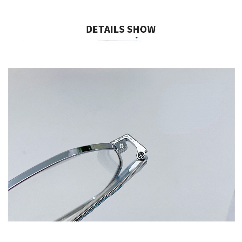 kính cận có độ -1.0~6.0 Kính Cận Gọng Kim Loại Hình Bát Giác Chống Ánh Sáng Xanh Từ Thời Trang Nam gọng kính/ gọng kính cận nữ/gọng kính cận kim loại