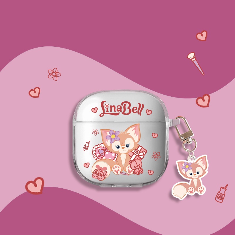 Vỏ bảo vệ hộp sạc tai nghe hình gấu & dâu tây xinh xắn cho Baseus Bowie E3