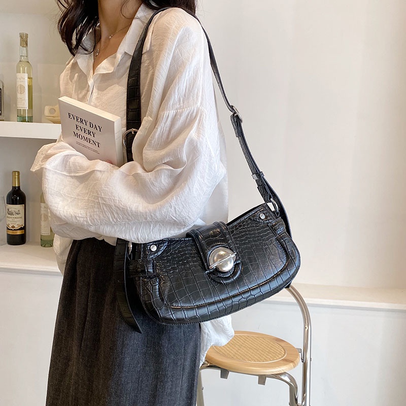 Túi Xách Kẹp Nách Thiết Kế Thời Trang Xuân Hè Cao Cấp Dễ Phối Đồ Cho Nữ